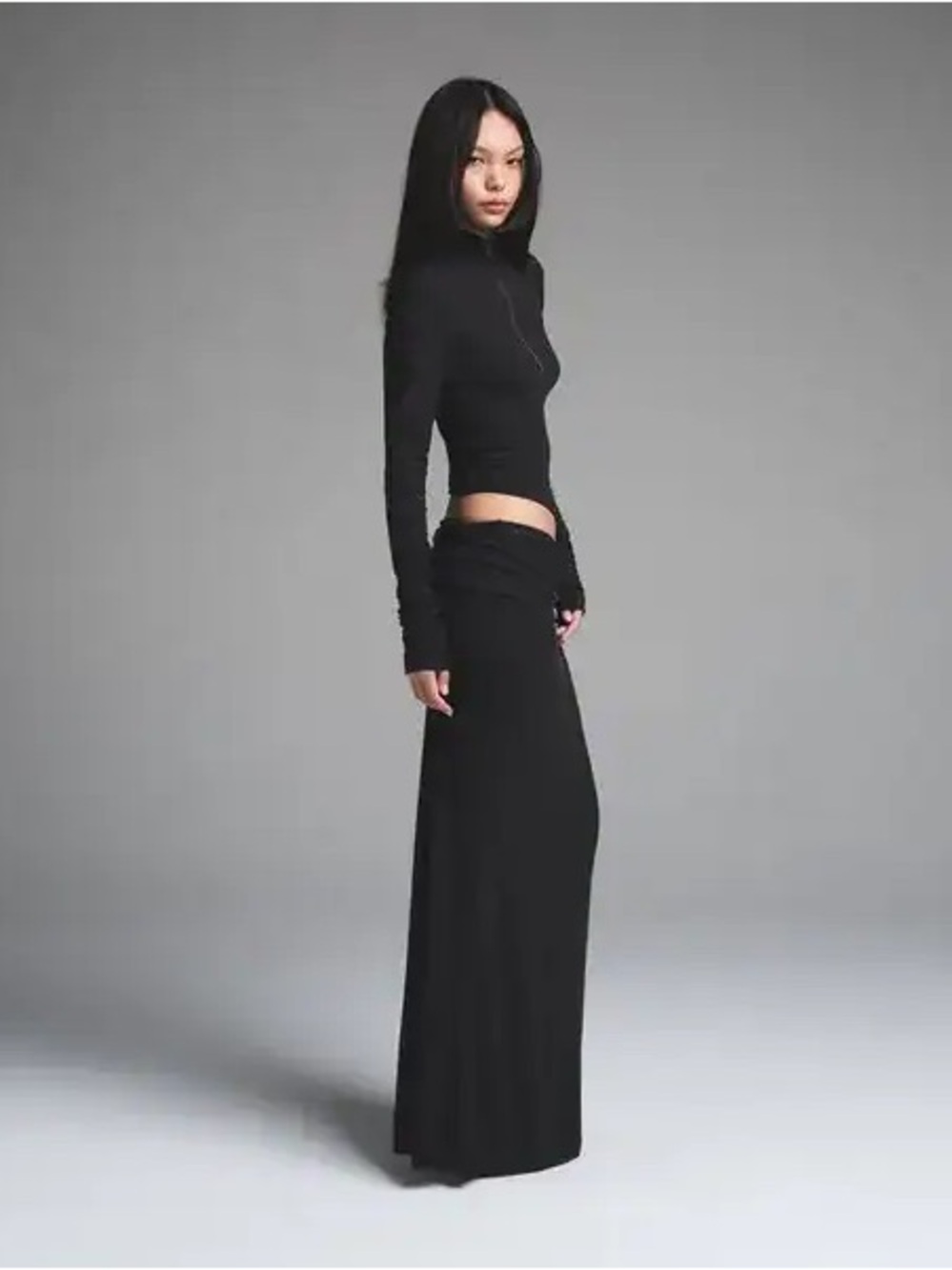 Skims Cloud Long Skirt - ONYX XL